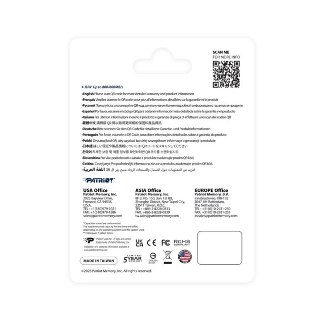 Patriot Memory EP Express memory card 512GB MicroSDXC 800/600 MB/s (PEF512GEPEXMCX) - imagine 5