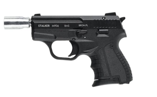 Pistolet hukowy alarmowo sygnałowy STALKER M906 BAS kal. .22 Long Blank (6 mm) Czarny - imagine 4