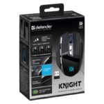MOUSE DEFENDER GM-885 KNIGHT RF WIRELESS 3200dpi 8P BLACK - imagine 6