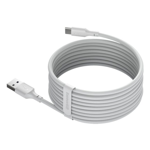 Baseus TZCATZJ-02 USB cable 1.5 m USB A USB C White - imagine 3