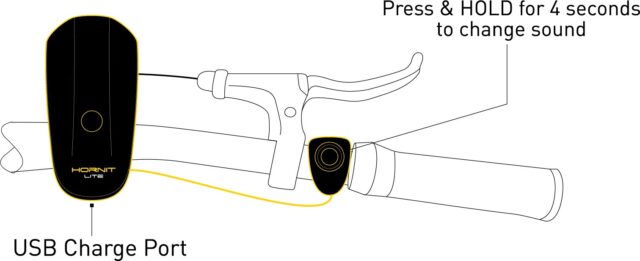 Bicycle horn Hornit LITE - imagine 4