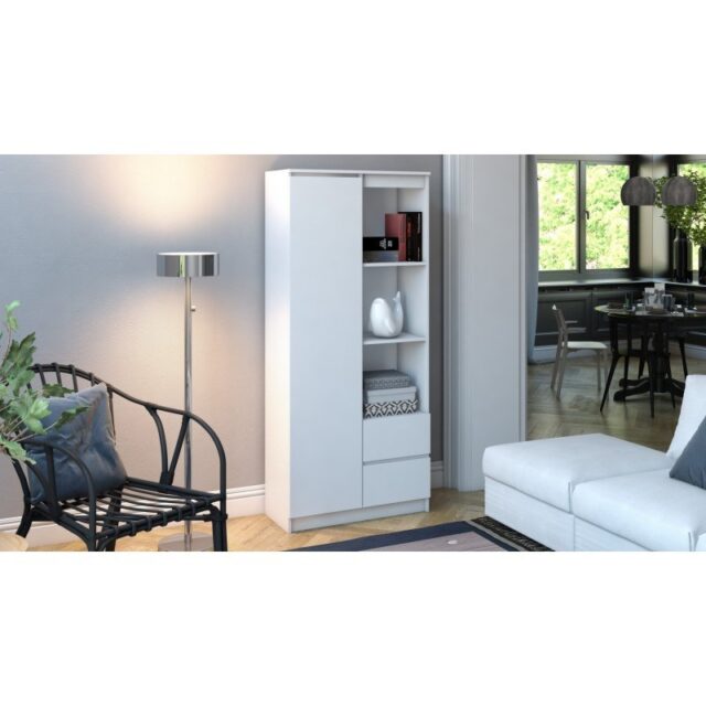 Topeshop RS-80 BILY BIEL office bookcase - imagine 4