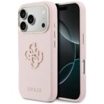 Case Guess FW Resin Logo for iPhone 17    Pro Max pink
