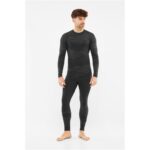 VIKING Gasher Man Set Merino men's underwear  size M  black - imagine 4