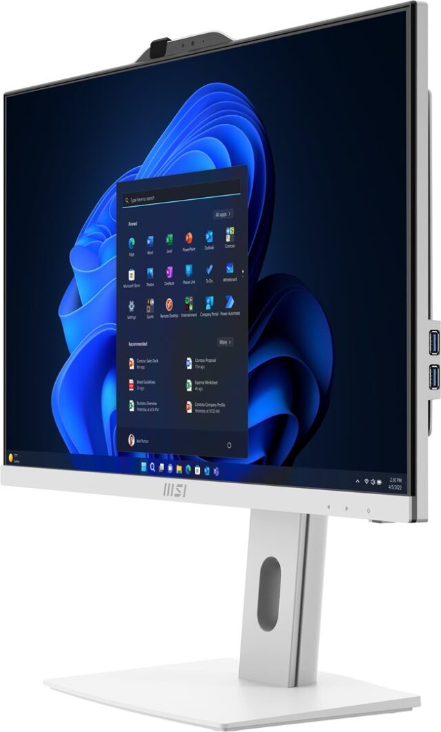 MSI AIO PRO AP242P 14M-691EU i5-14400 23.8  IPS LED FHD Non-Touch Anti-Glare 16GB SSD512GB M.2 AX211 WiFi 6E Windows 11 Pro White - imagine 19