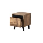 NORD bedside table 2 pcs. 40x38x45 cm oak wotan/anthracite