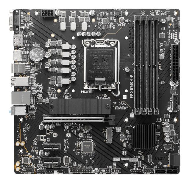 MSI PRO B760M-P motherboard Intel B760 LGA 1700 micro ATX - imagine 2