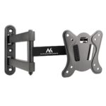 Maclean MC-417 Full Motion TV Monitor Wall Mount 13-32  30kg max. VESA 100x100 Black Powder Coated Universal Holder Bracket Adjustable Wall Distance Rotating Tilting - imagine 7