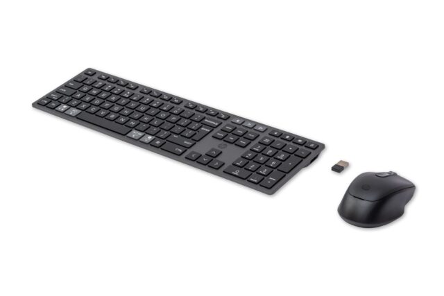 HP 720 Multi-Device Rechargeable Wireless Keyboard and Mouse Combo - imagine 2