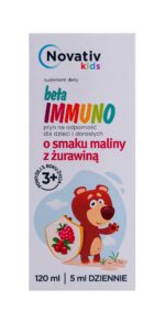 Novativ Kids Beta Immuno liquid for immunity 120ml - imagine 2