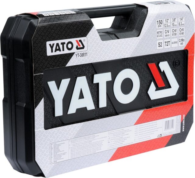 Yato YT-38811 socket wrench Socket wrench set 150 pc(s) - imagine 5