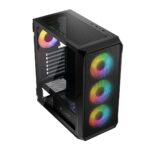 Logic PORTOS ARGB MINIDI USB 3.0 Case Black - imagine 21