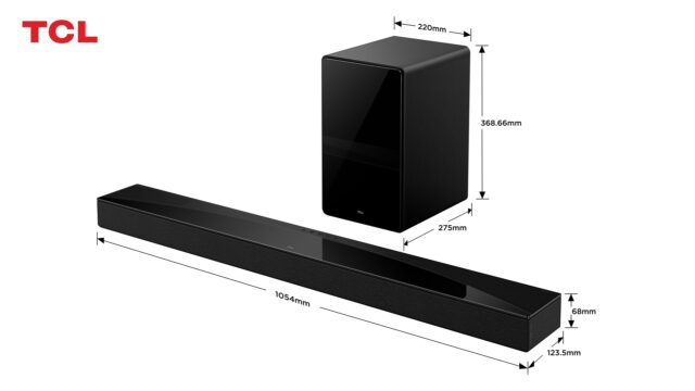 TCL Q Q75H Class 5.1.2 Channel Sound Bar with Dolby Atmos  Ray Danz Technology  and Wireless Subwoofwer - imagine 10