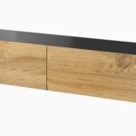 Cama TV Stand VIGO '180' 30/180/40 black/wotan oak