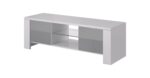 Cama TV stand WEST 42/130/42 white/grey gloss