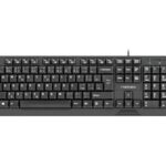 NATEC KEYBOARD TROUT SLIM USB  CZ/SK LAYOUT  BLACK