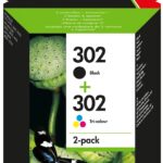 HP 302 2-pack Black/Tri-color Original Ink Cartridges