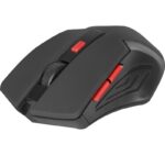 MOUSE DEFENDER ACCURA MM-275 RF BLACK & RED OPTICAL 1600DPI 6P - imagine 2