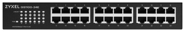 Zyxel GS1100-24E Unmanaged Gigabit Ethernet (10/100/1000) Black - imagine 5