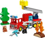 LEGO DUPLO TOWN 10473 Wóz strażacki z wężem i strażakiem - imagine 3