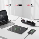 MACLEAN POWER STRIP  3-SOCKET EXTENSION MCE394 B - imagine 9