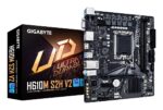 GIGABYTE H610M S2H V2 Motherboard - Supports Intel Core 14th CPUs  4+1+1 Hybrid Phases Digital VRM  up to 5600MHz DDR5  1xPCIe 3.0 M.2  GbE LAN  USB 3.2 Gen 1