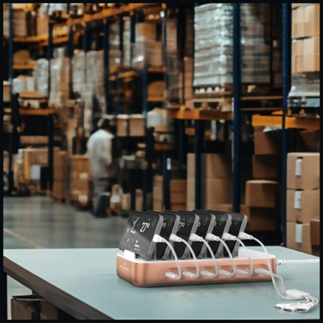 Stacja ładująca 4smarts Team 100W         z zestawem kabli miedziany - imagine 6