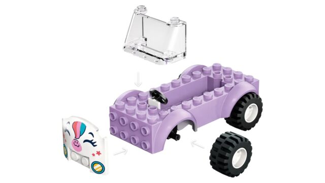 LEGO Friends 42675 Samochód dostawczy z tortem w kształcie jednorożca - imagine 5