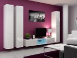 Cama Full cabinet VIGO '180' 180/40/30 white/white gloss - imagine 19