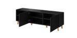 Cama RTV cabinet PAFOS 150x42x52 Black matt - imagine 5