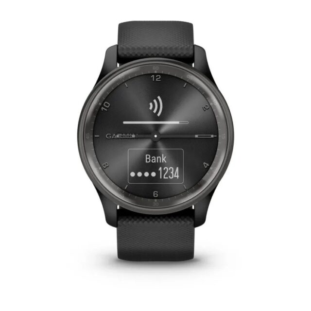 Garmin vivomove Trend LCD 40 mm Hybrid 254 x 346 pixels Touchscreen Black GPS (satellite) - imagine 3