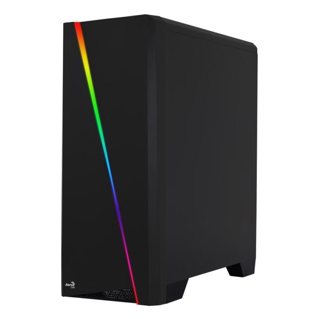 Aerocool Computer Case Cylon Midi Tower Black - imagine 4