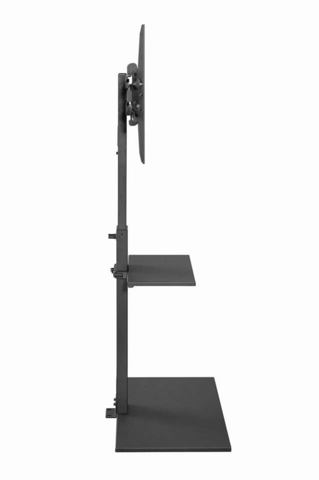 Gembird TVS-55T-02 TV floor stand  32  - 55   black - imagine 5