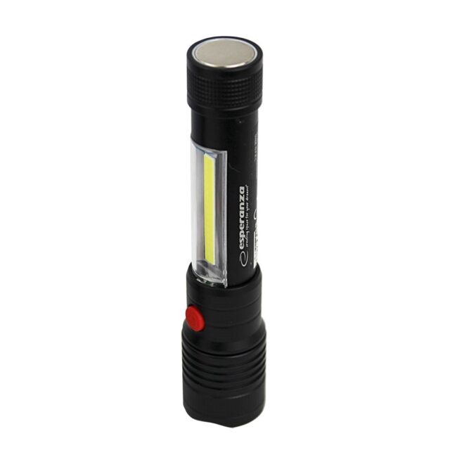 Esperanza Apate Black Hand flashlight LED - imagine 9