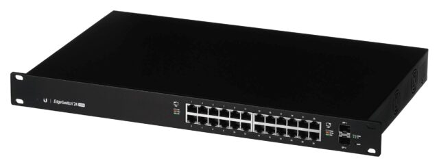 Ubiquiti ES-24-250W network switch Managed L2/L3 Gigabit Ethernet (10/100/1000) Power over Ethernet (PoE) 1U Black - imagine 2
