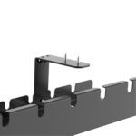 ACTIVEJET desk cable organiser CMP502 Black - imagine 3