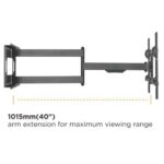 Techly ICA-PLB 490 TV mount 2.03 m (80 ) Black - imagine 12