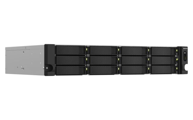QNAP TS-1264U-RP NAS Rack (2U) Ethernet LAN Aluminium  Black - imagine 3