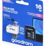 Goodram M1A4-0160R12 memory card 16 GB MicroSDHC Class 10 UHS-I