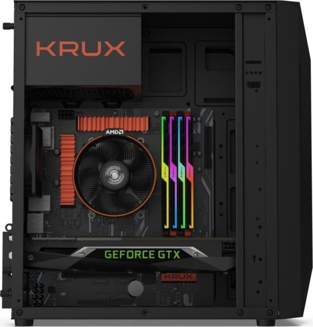 KRUX Astro Cube Black Computer Case - imagine 26