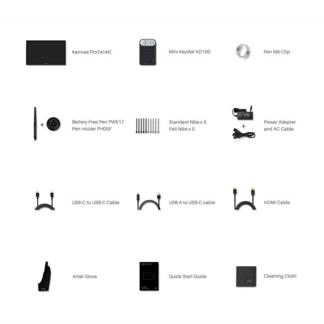 HUION KAMVAS PRO 24 4K GRAPHICS TABLET - imagine 9