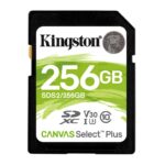 Kingston Technology 256GB SDXC Canvas Select Plus 100R C10 UHS-I U3 V30