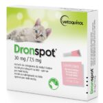VETOQUINOL Dronspot - deworming drops for cats 0.5-2.5 kg