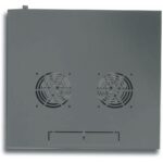 Techly Wall Rack Cabinet 19 6U D320 Black Assembled  I-CASE EL-1006B32 - imagine 3