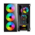 SAVIO PC Case Prime X1 ARGB Glass Black - imagine 6