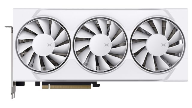 Graphics card. XFX SWIFT RX 9060XT OC White 3-FAN 16GB - imagine 5