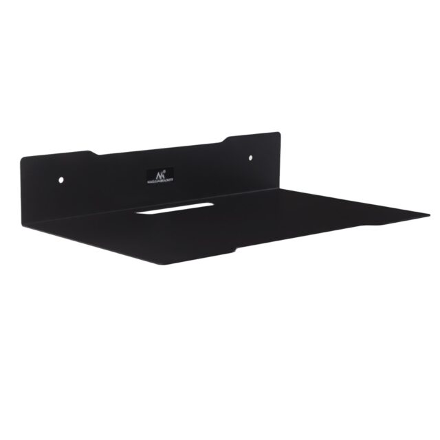Maclean decoder wall shelf  single  max. 5kg  steel  MC-122 - imagine 16