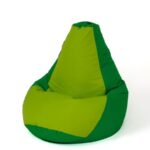 Sako bag pouffe Pear green-light green XL 130 x 90 cm