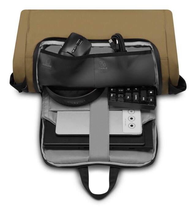 Lenovo GX41U39298 laptop case 40.6 cm (16 ) Backpack Black  Yellow - imagine 4