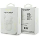 TWS Earphones Guess Gold Line Triangle   white - imagine 6